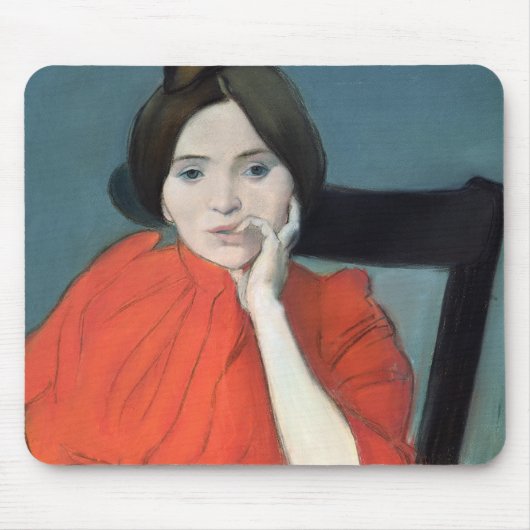 Porträt einer Frau, 1890 Mousepad (Vorne)