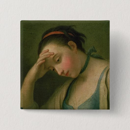 Porträt einer Frau 2 Button (Vorderseite)