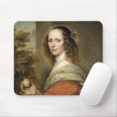 Porträt einer Frau 2 Mousepad (Mit Mouse)