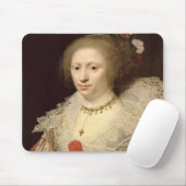 Porträt einer Frau 2 Mousepad (Mit Mouse)