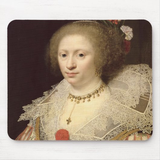 Porträt einer Frau 2 Mousepad (Vorne)