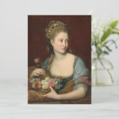 Porträt einer Frau als Flora | Pompeo Batoni (Stehend Vorderseite)