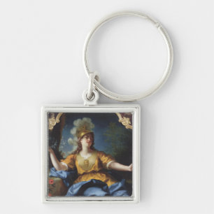 Porträt einer Frau als Minerva, 1730 Schlüsselanhänger