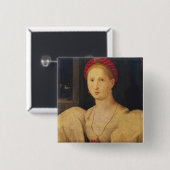 Porträt einer Frau Button (Vorne & Hinten)