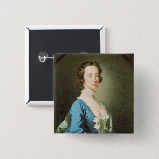 Porträt einer Frau Button (Vorne & Hinten)