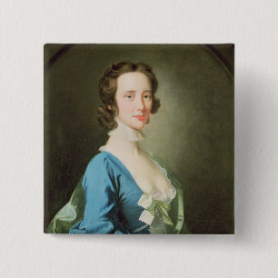 Porträt einer Frau Button