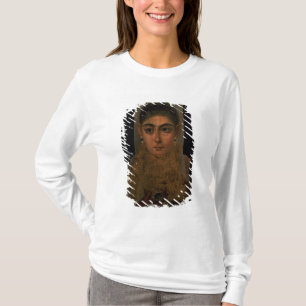 Porträt einer Frau, die eine GoldBrust, Grab trä T-Shirt
