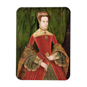 Porträt einer Frau, gealtert 16, vorher identifie Magnet