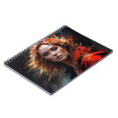 Porträt einer Frau mit rotem Haar Notizblock (Linke Seite)