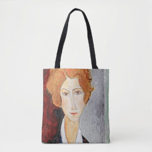 Porträt einer Frau, Modigliani Tasche