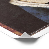 Porträt einer Frau, Petrus Christus Poster (Ecke)