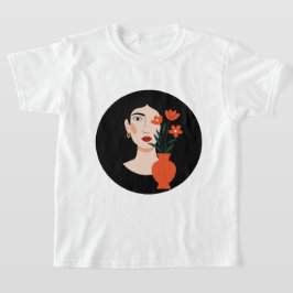 Porträt einer Frau T-Shirt