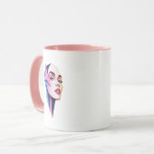 Porträt einer Frau. Tasse (Vorderseite Links)