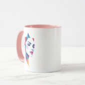 Porträt einer Frau. Tasse (Vorderseite Links)