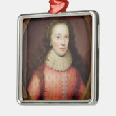 Porträt einer Frau, traditionsgemäß identifiziert Silbernes Ornament (Links)