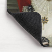 Porträt einer Frau, vielleicht Frances-Baumwolle, Mousepad (Ecke)