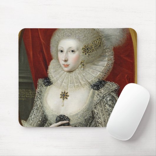Porträt einer Frau, vielleicht Frances-Baumwolle, Mousepad (Mit Mouse)