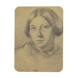 Porträt einer Frau, vielleicht George Sand Magnet