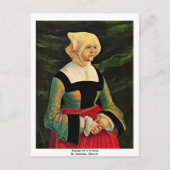 Porträt einer Frau von Altdorfer, Albrecht Postkarte (Vorderseite)