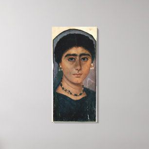 Porträt einer Frau, von Fayum, 1.-. Jahrhundert Leinwanddruck