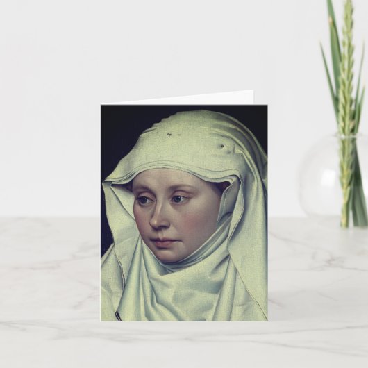 Porträt einer Frau - von Robert Campin (c. 1435) (Vorderseite)