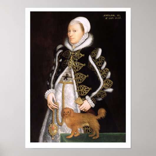 Porträt einer Frau, wahrscheinlich Catherine Carey Poster (Vorne)
