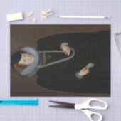 Porträt einer Frau, wahrscheinlich Maria von Scuda Seidenpapier (Handwerk)