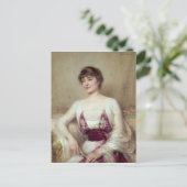 Porträt einer Gräfin Postkarte (Stehend Vorderseite)