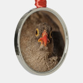 Porträt einer Grouse Ornament Aus Metall (Rechts)