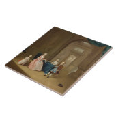 Porträt einer Gruppe Kinder, c.1743 (Öl auf Ca Fliese (Seite)