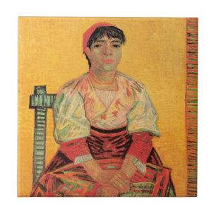 Porträt einer italienischen Frau von Vincent van G Fliese