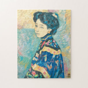Porträt einer japanischen Frau (von Fujishima Take Puzzle