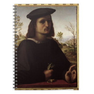 Porträt einer Jugend mit Handschuhen, 1514 (Öl auf Notizblock