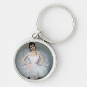Porträt einer jungen Ballerina Schlüsselanhänger
