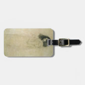 Porträt einer jungen Frau, 1896-97 Gepäckanhänger (Vorderseite horizontal)