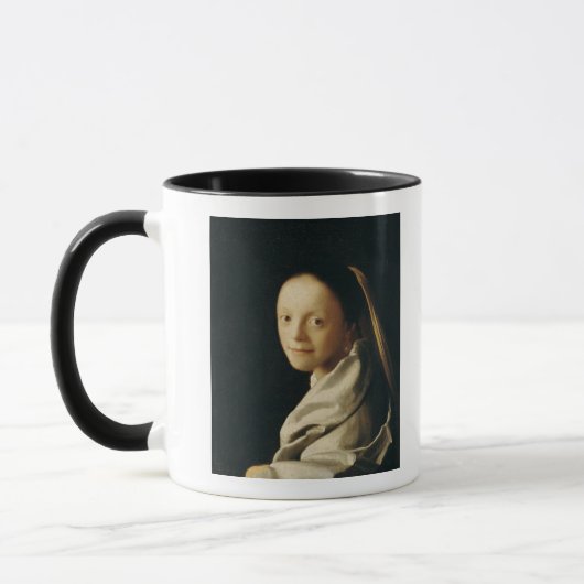 Porträt einer jungen Frau, c.1663-65 Tasse (Links)
