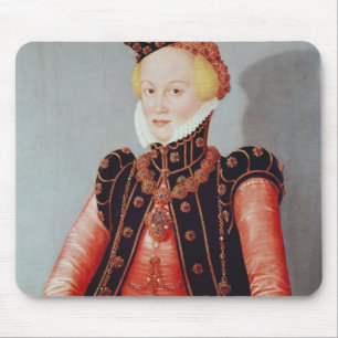 Porträt einer jungen Frau Mousepad
