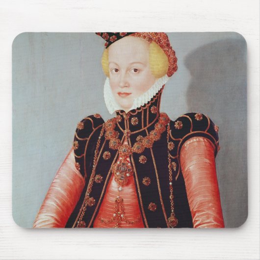Porträt einer jungen Frau Mousepad (Vorne)