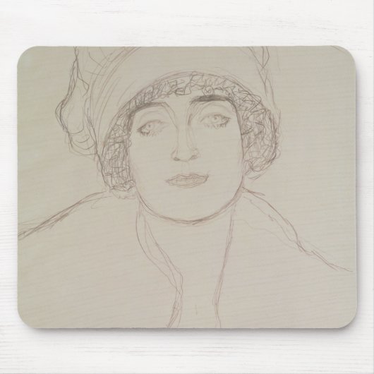 Porträt einer jungen Frau Mousepad (Vorne)