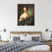 Porträt einer jungen Frau von Jean-Marc Nattier Leinwanddruck (Insitu (Schlafzimmer))