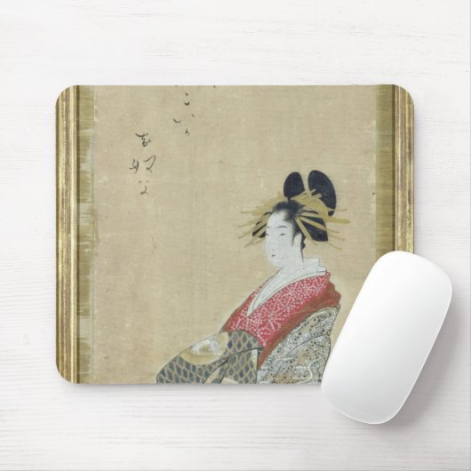 Porträt einer jungen Kurtisane Mousepad (Mit Mouse)