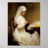 Porträt einer Krankenschwester vom Roten Kreuz Poster (Vorne)