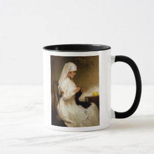 Porträt einer Krankenschwester vom roten Kreuz Tasse