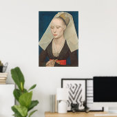 Porträt einer Lady, c.1460 (Öl auf Tafel) Poster (Heimbüro)