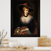 Porträt einer Nobelfrau von Alois Eckhardt Poster (Küche)