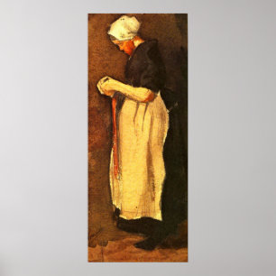 Porträt einer Scheveninger Frau von Vincent van Go Poster