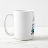 Porträt einer schönen Elfenfrau Kaffeetasse (Links)