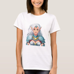Porträt einer schönen Elfenfrau T-Shirt