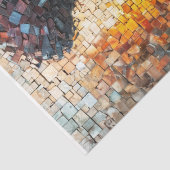 Porträt einer Schwarzen Frau im Mosaik Art-Decoupa Seidenpapier (Detail)