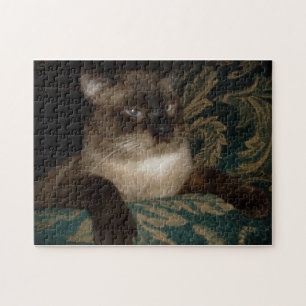 Porträt einer Siamkatze Puzzle